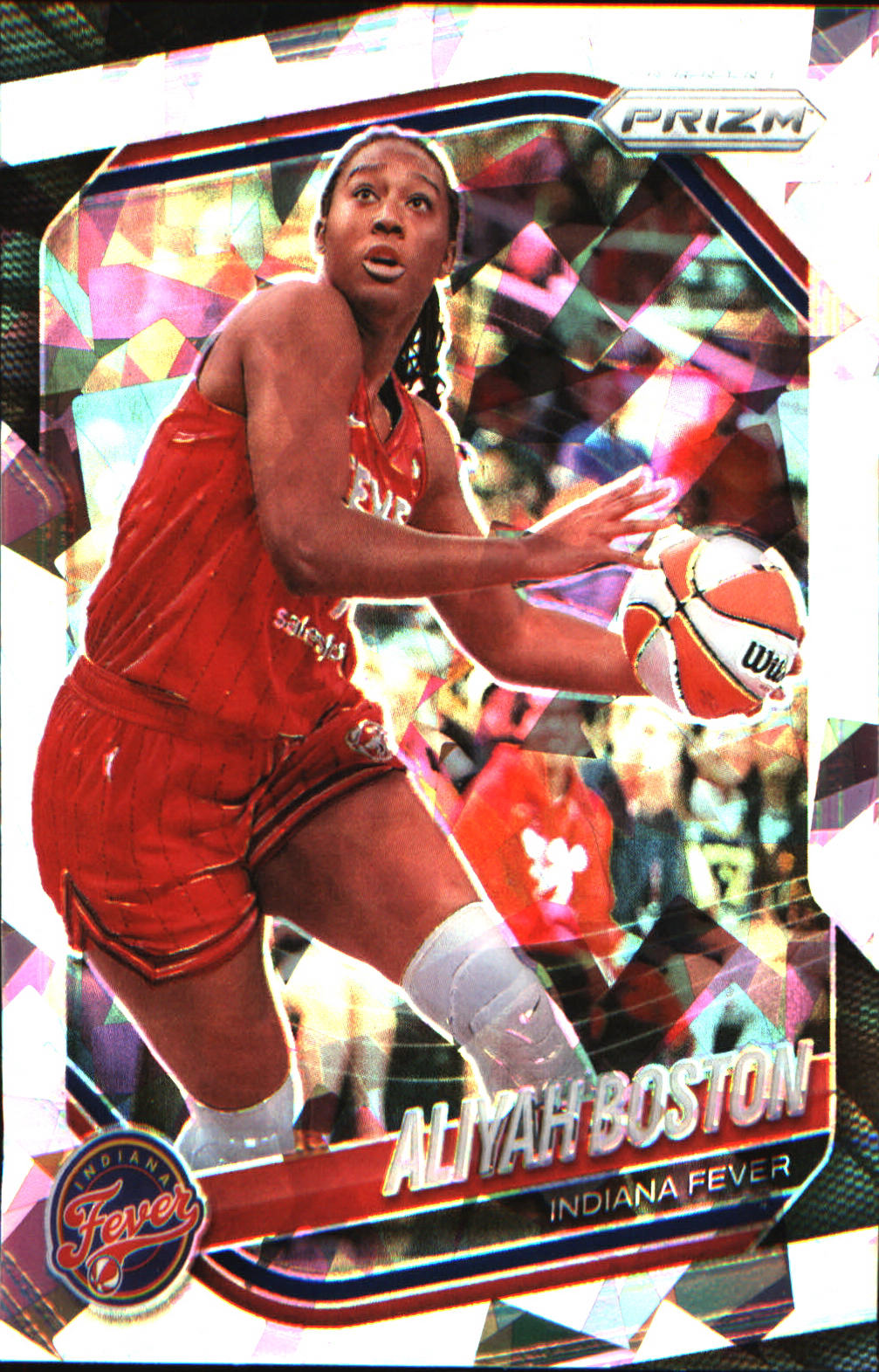 2025 Panini Prizm WNBA Ice Prizm #75 Aliyah Boston - Veteran Sports Cards FL
