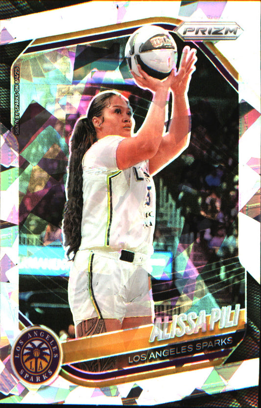 2025 Panini Prizm WNBA Ice Prizm #78 Alissa Pili - Veteran Sports Cards FL
