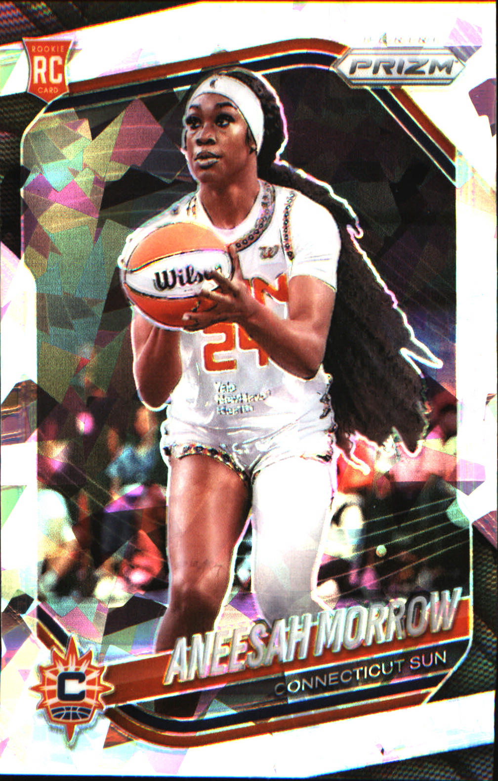 2025 Panini Prizm WNBA Ice Prizm #79 Aneesah Morrow - Veteran Sports Cards FL