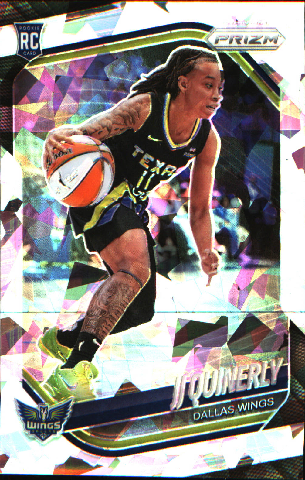 2025 Panini Prizm WNBA Ice Prizm #95 JJ Quinerly - Veteran Sports Cards FL