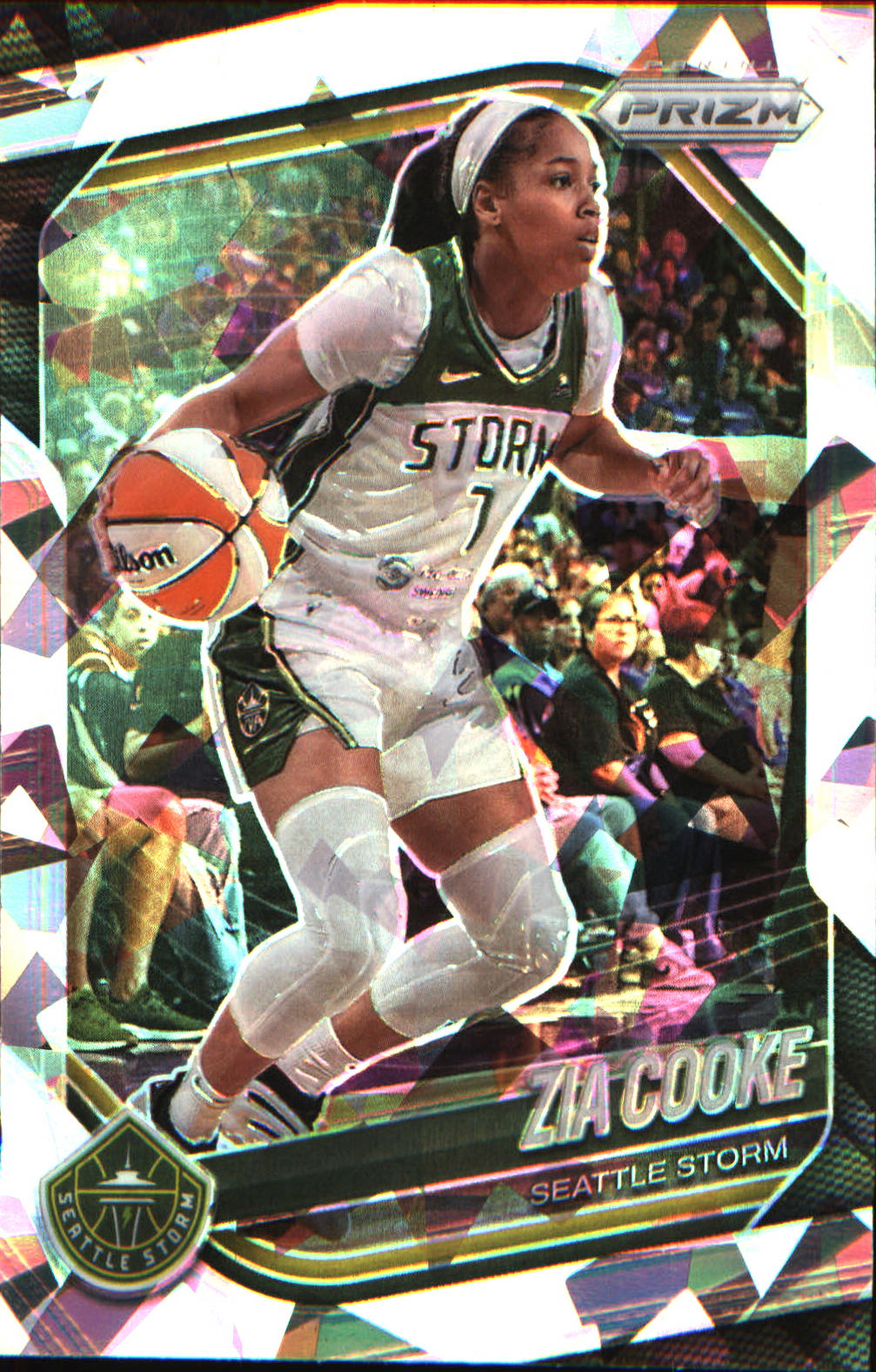 2025 Panini Prizm WNBA Ice Prizm #110 Zia Cooke - Veteran Sports Cards FL