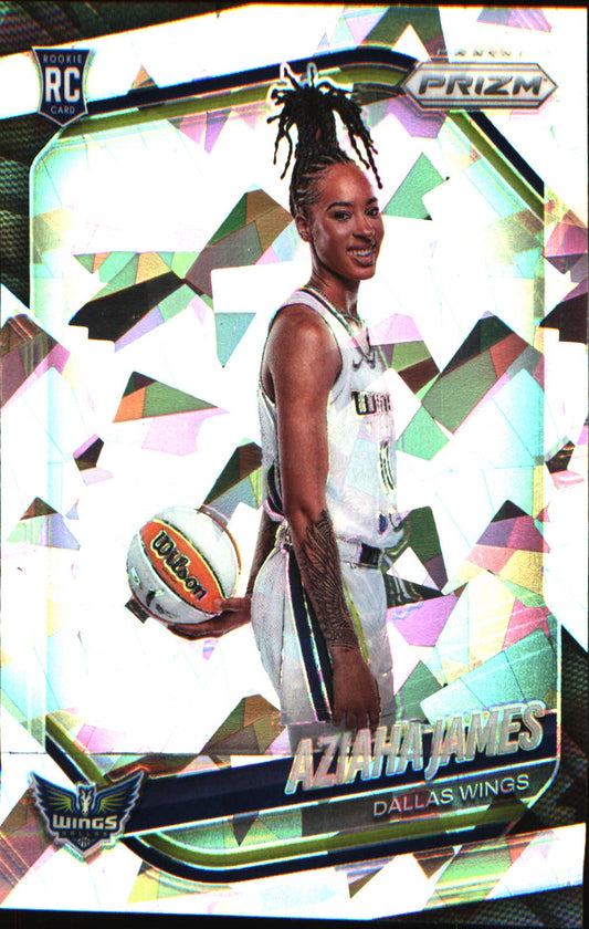 2025 Panini Prizm WNBA Ice Prizms #141 Aziaha James - Veteran Sports Cards FL