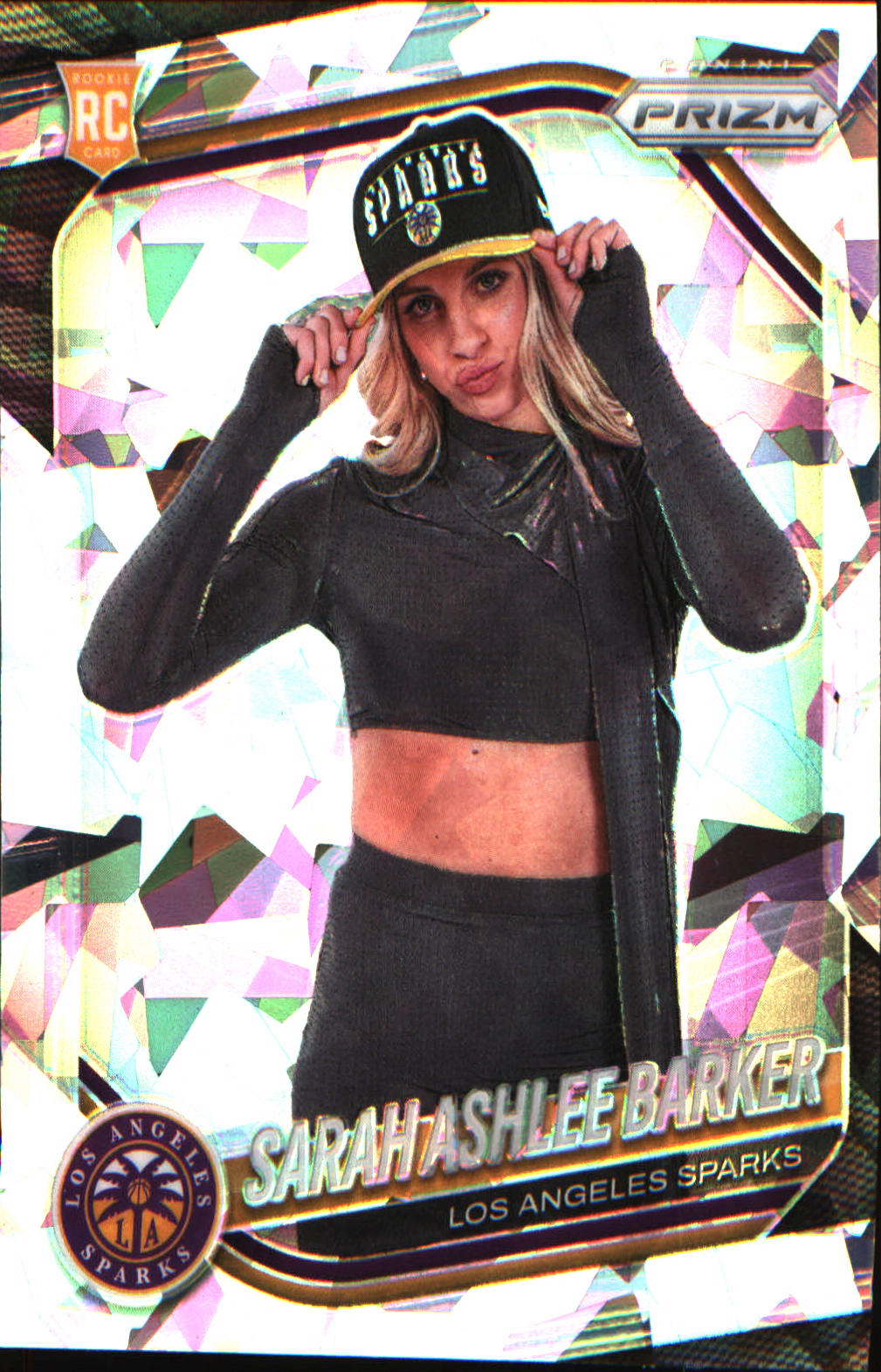 2025 Panini Prizm WNBA Ice Prizm #142 Sarah Ashlee Barker Rookie Rookie - Veteran Sports Cards FL