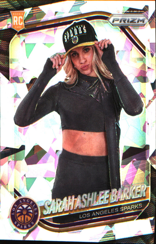 2025 Panini Prizm WNBA Ice Prizm #142 Sarah Ashlee Barker Rookie Rookie - Veteran Sports Cards FL
