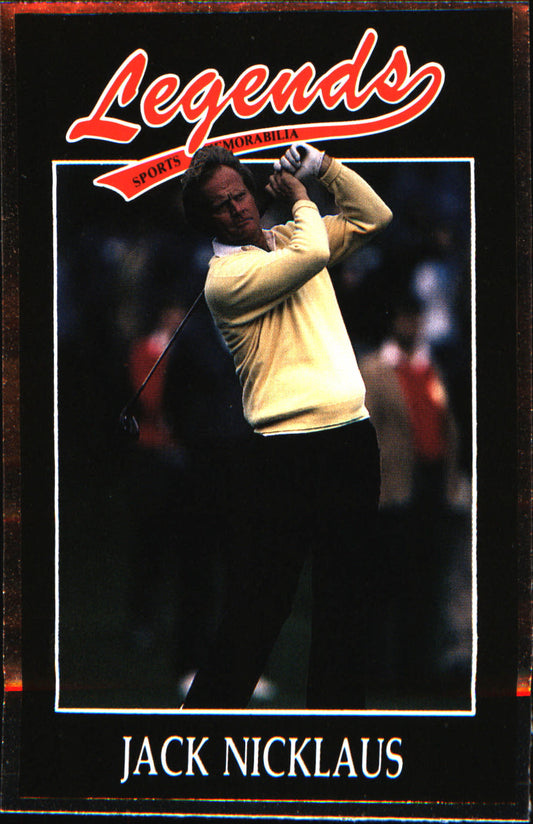 1991 Legends Sports Memorabilia #8 Jack Nicklaus - Veteran Sports Cards FL