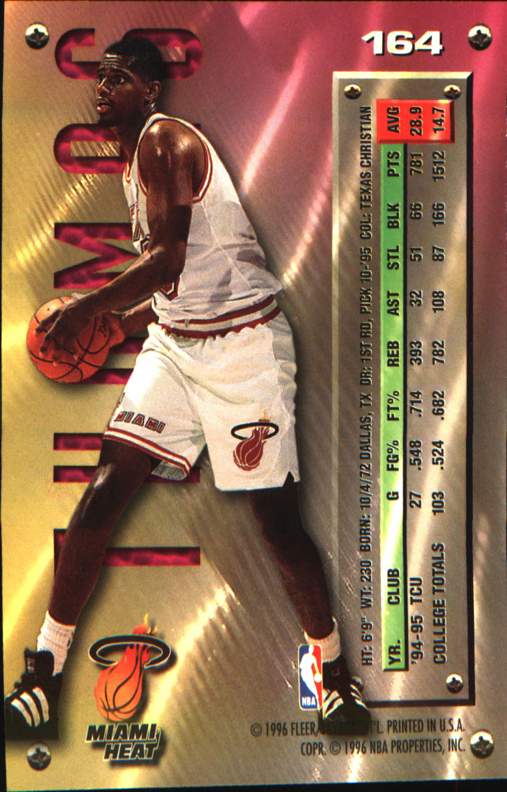 1995-96 Metal #164 Kurt Thomas Rookie Rookie - Veteran Sports Cards FL
