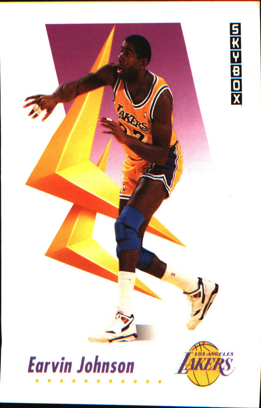 1991-92 SkyBox #137 Magic Johnson - Veteran Sports Cards FL