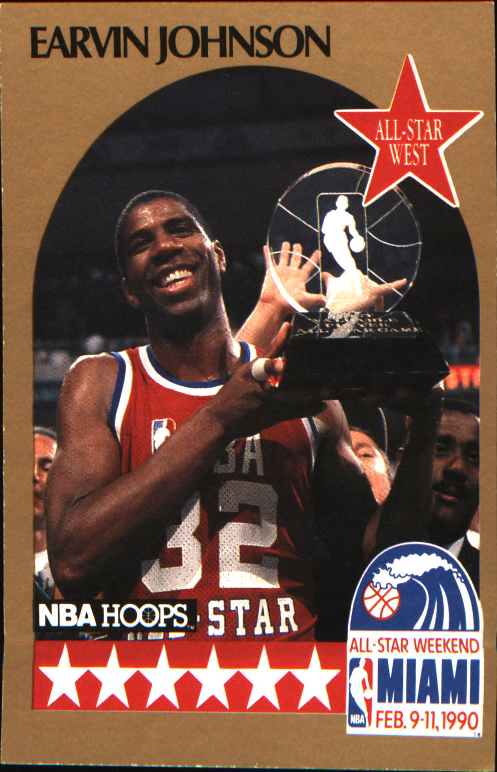 1990-91 Hoops #18 Earvin Johnson - Veteran Sports Cards FL