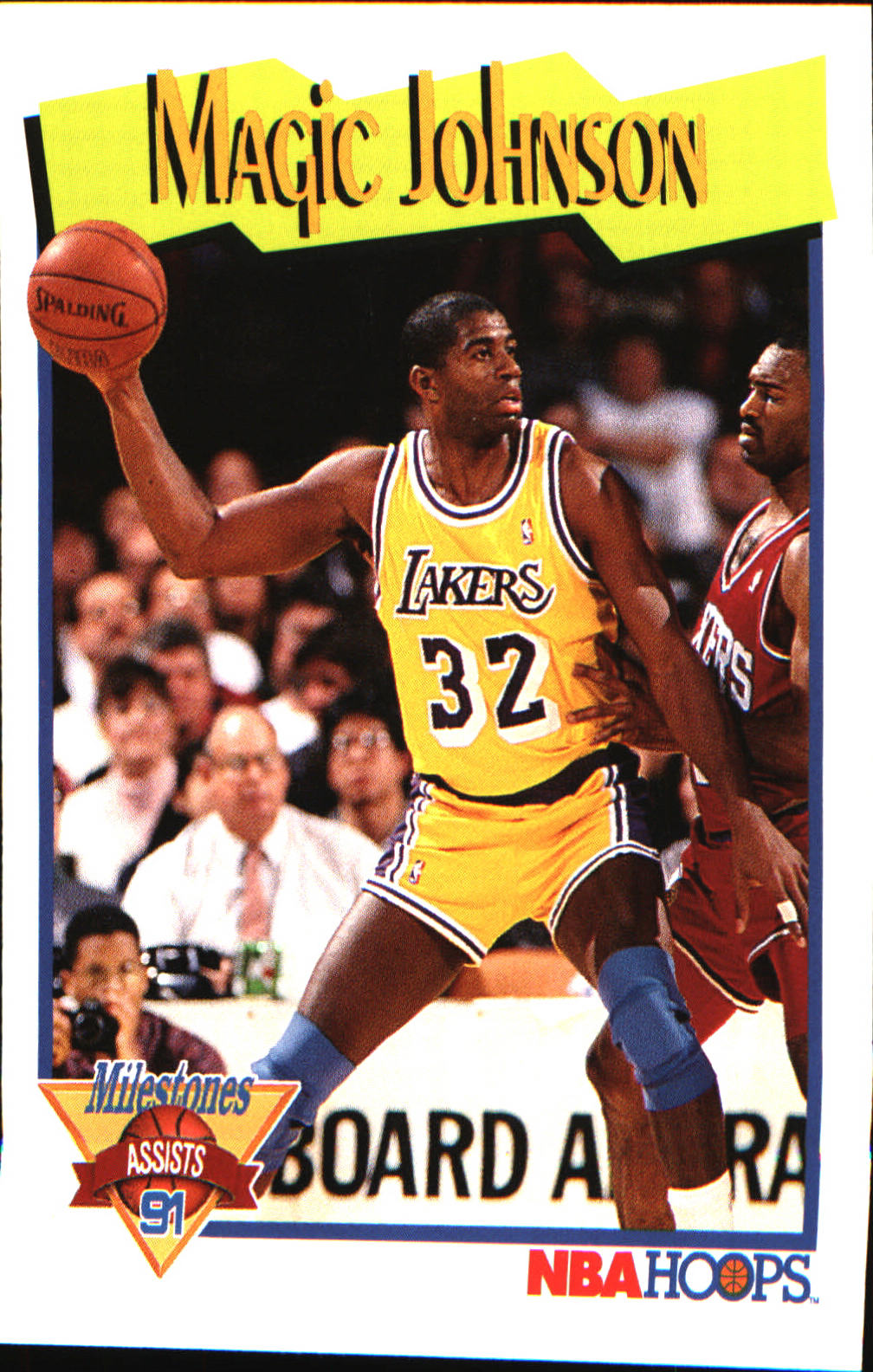 1991-92 Hoops #316 Magic Johnson - Veteran Sports Cards FL