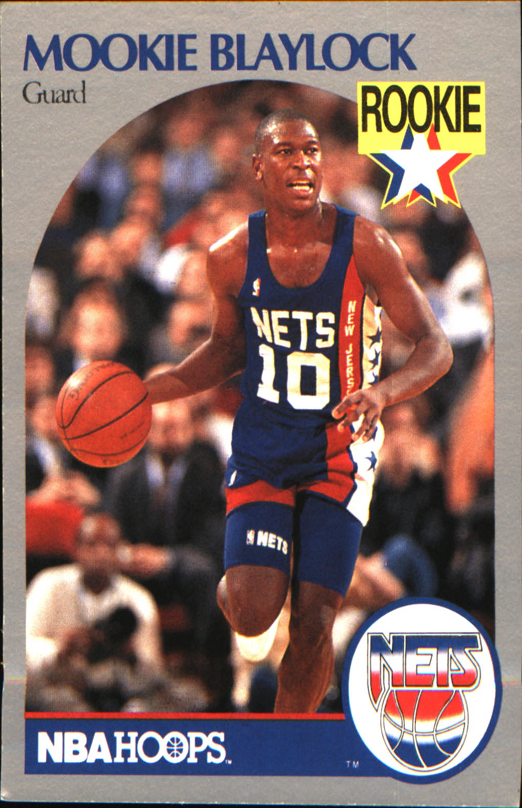 1990 Hoops Team Night New Jersey Nets #NNO Mookie Blaylock - Veteran Sports Cards FL