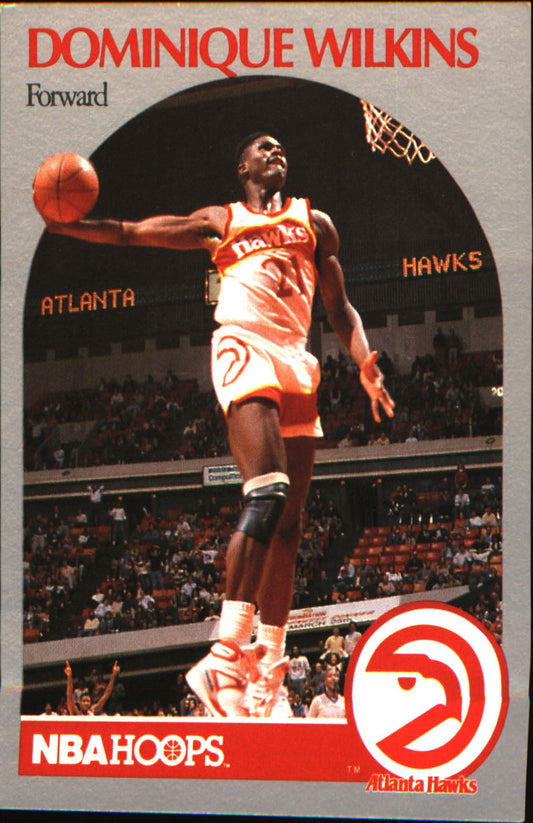 1990 Hoops Team Night Atlanta Hawks #NNO Dominique Wilkins - Veteran Sports Cards FL