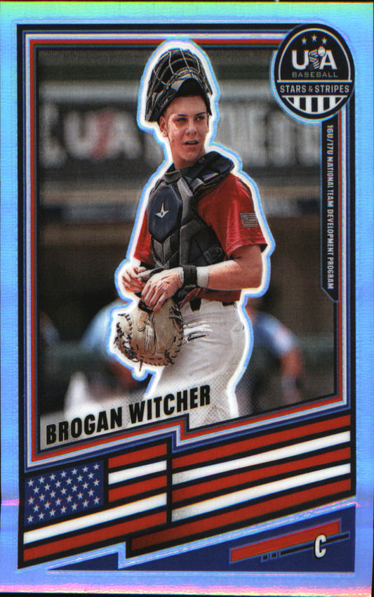 2026 Panini Stars & Stripes Prizm USA baseball #145 Brogan Witcher - Veteran Sports Cards FL