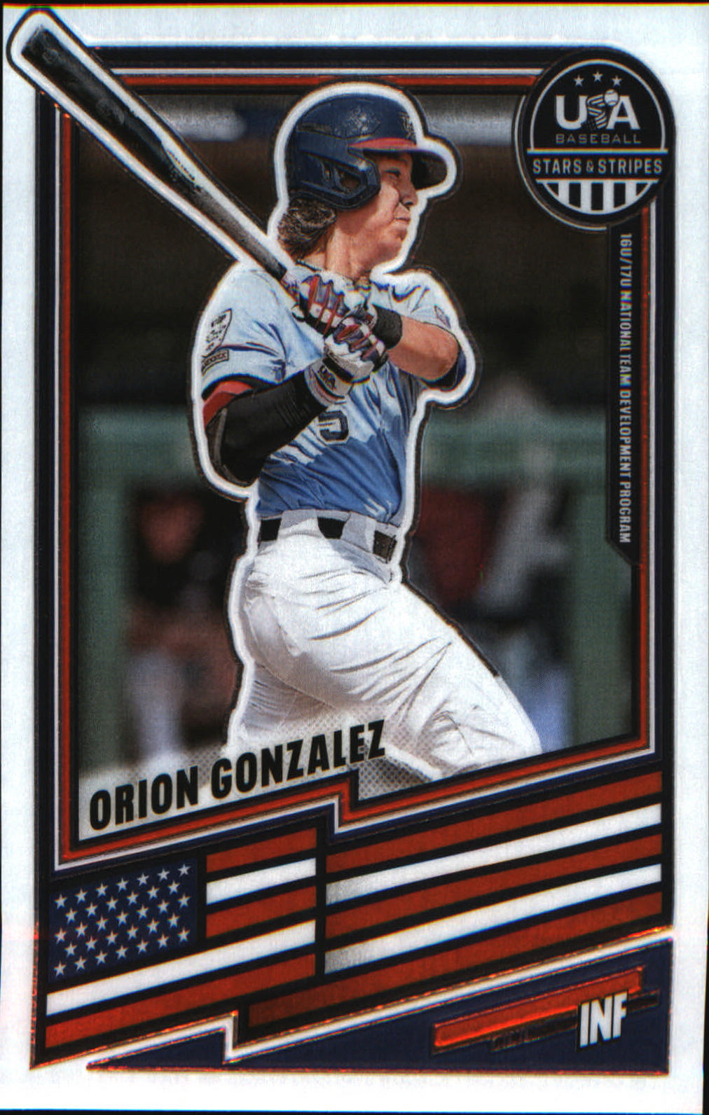 2026 Panini Stars & Stripes Prizm USA baseball #178 Orion Gonzalez - Veteran Sports Cards FL