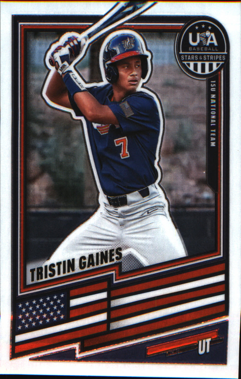 2026 Panini Stars & Stripes Prizm USA baseball #194 Tristin Gaines - Veteran Sports Cards FL
