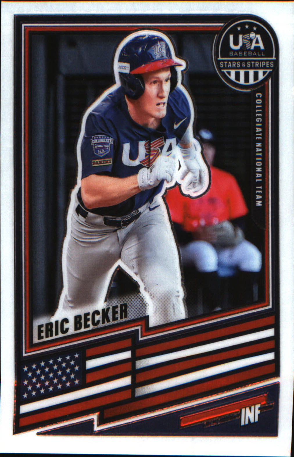 2026 Panini Stars & Stripes Prizm USA baseball #153 Eric Becker - Veteran Sports Cards FL