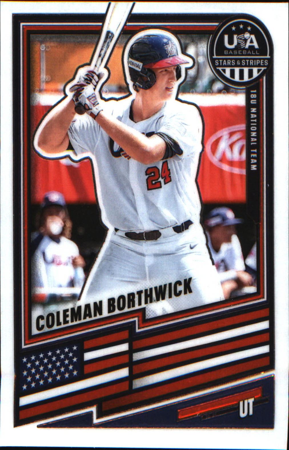 2026 Panini Stars & Stripes Prizm USA baseball #170 Coleman Borthwick - Veteran Sports Cards FL
