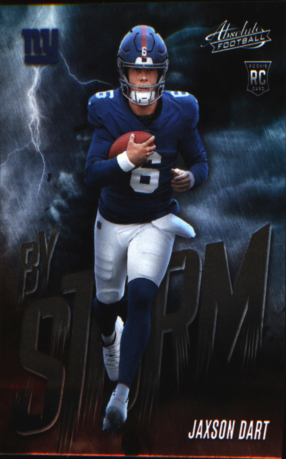 2025 Panini Absolute By Storm #7 Jaxson Dart - Veteran Sports Cards FL