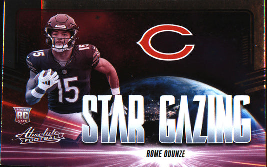 2024 Panini Absolute Star Gazing #SG-ROE Rome Odunze - Veteran Sports Cards FL