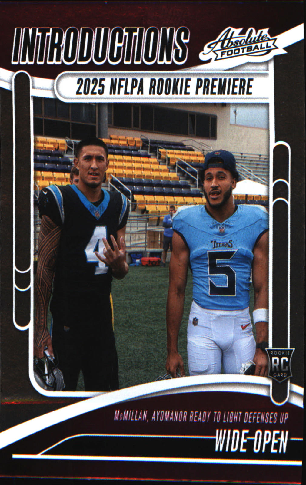 2025 Panini Absolute Introductions #I-TMN Wide Open - Veteran Sports Cards FL