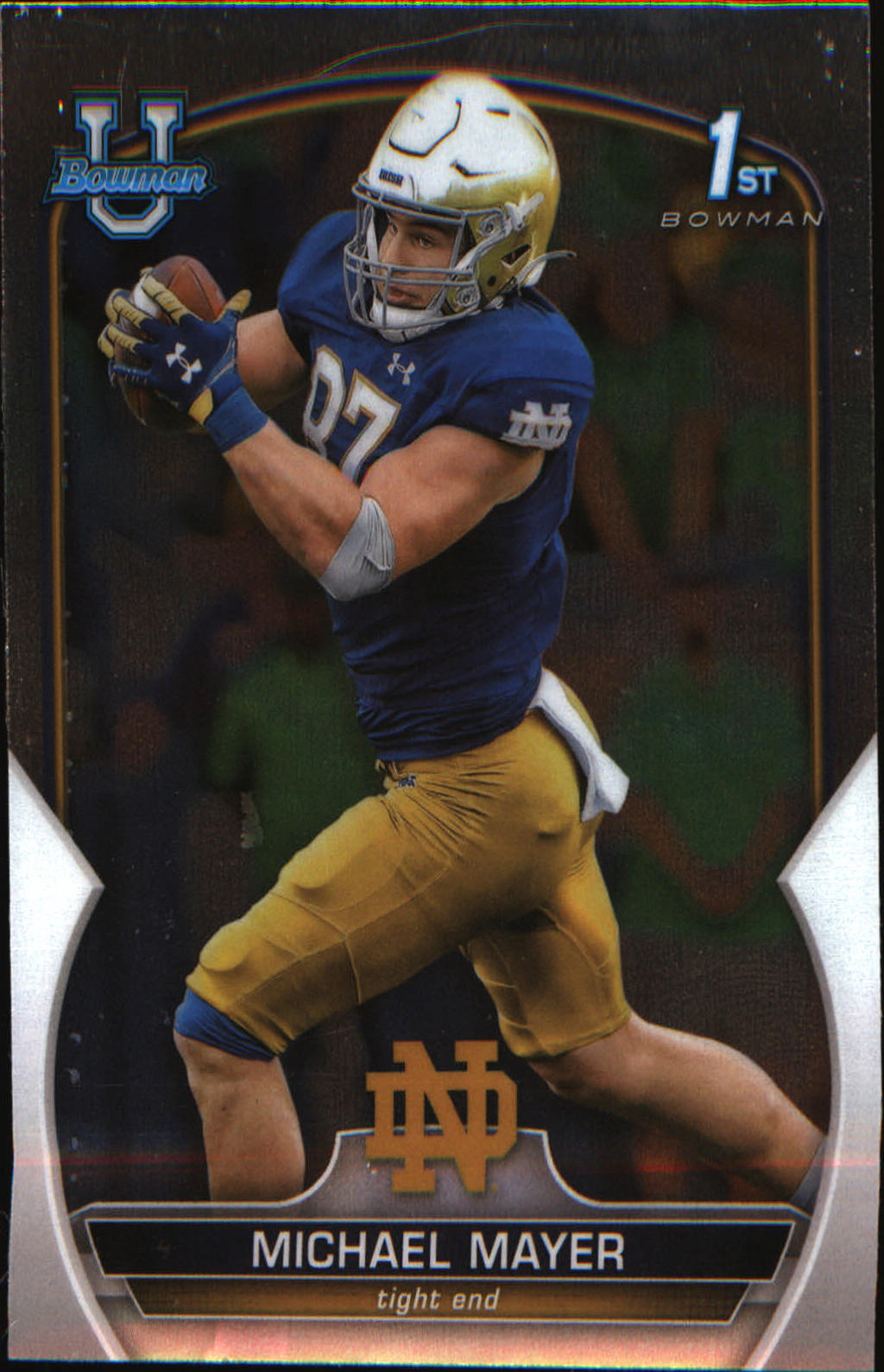 2022 Bowman University Chrome #41 Michael Mayer - Veteran Sports Cards FL