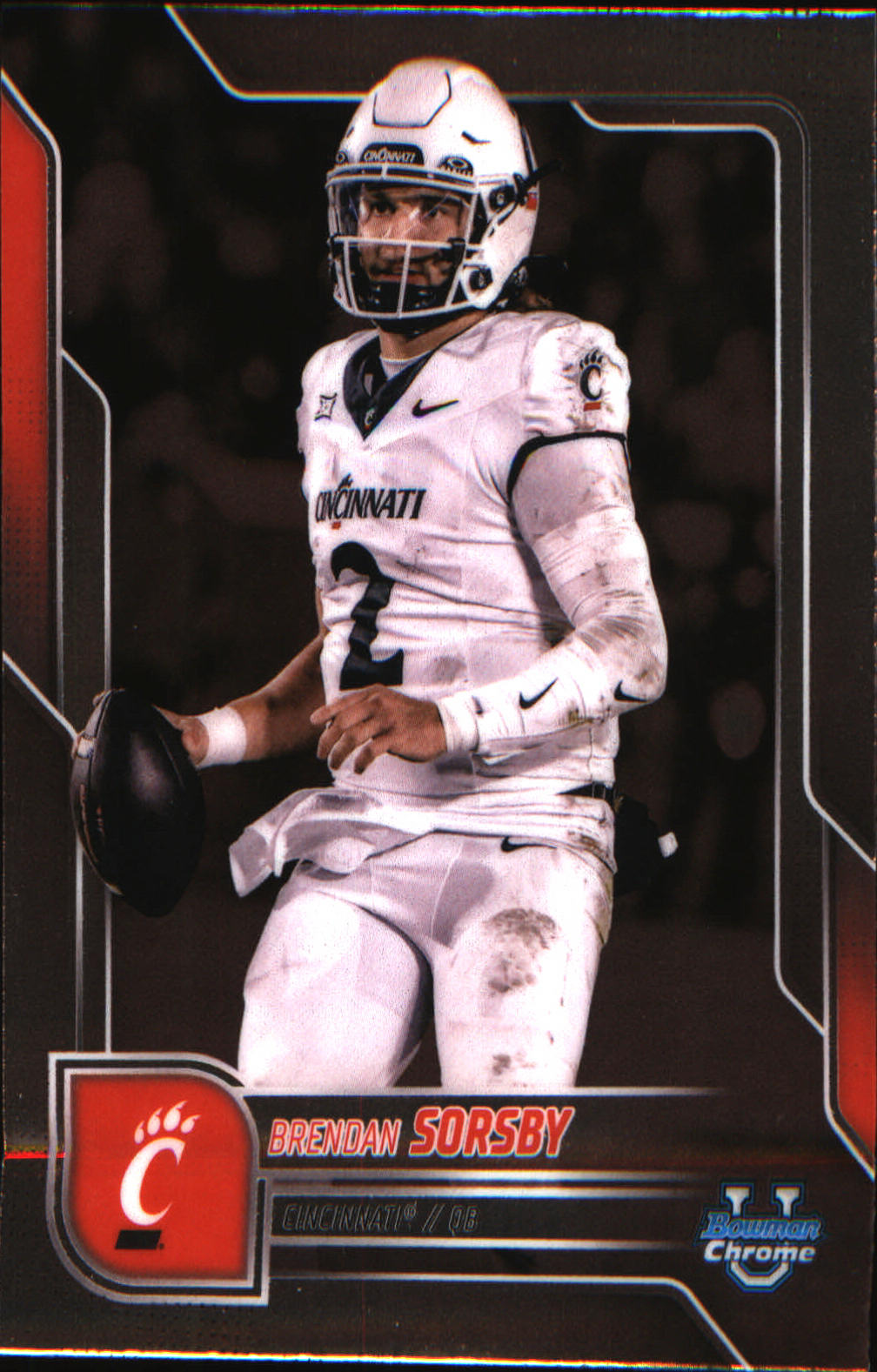 2025 Bowman University Chrome #143 Brendan Sorsby - Veteran Sports Cards FL