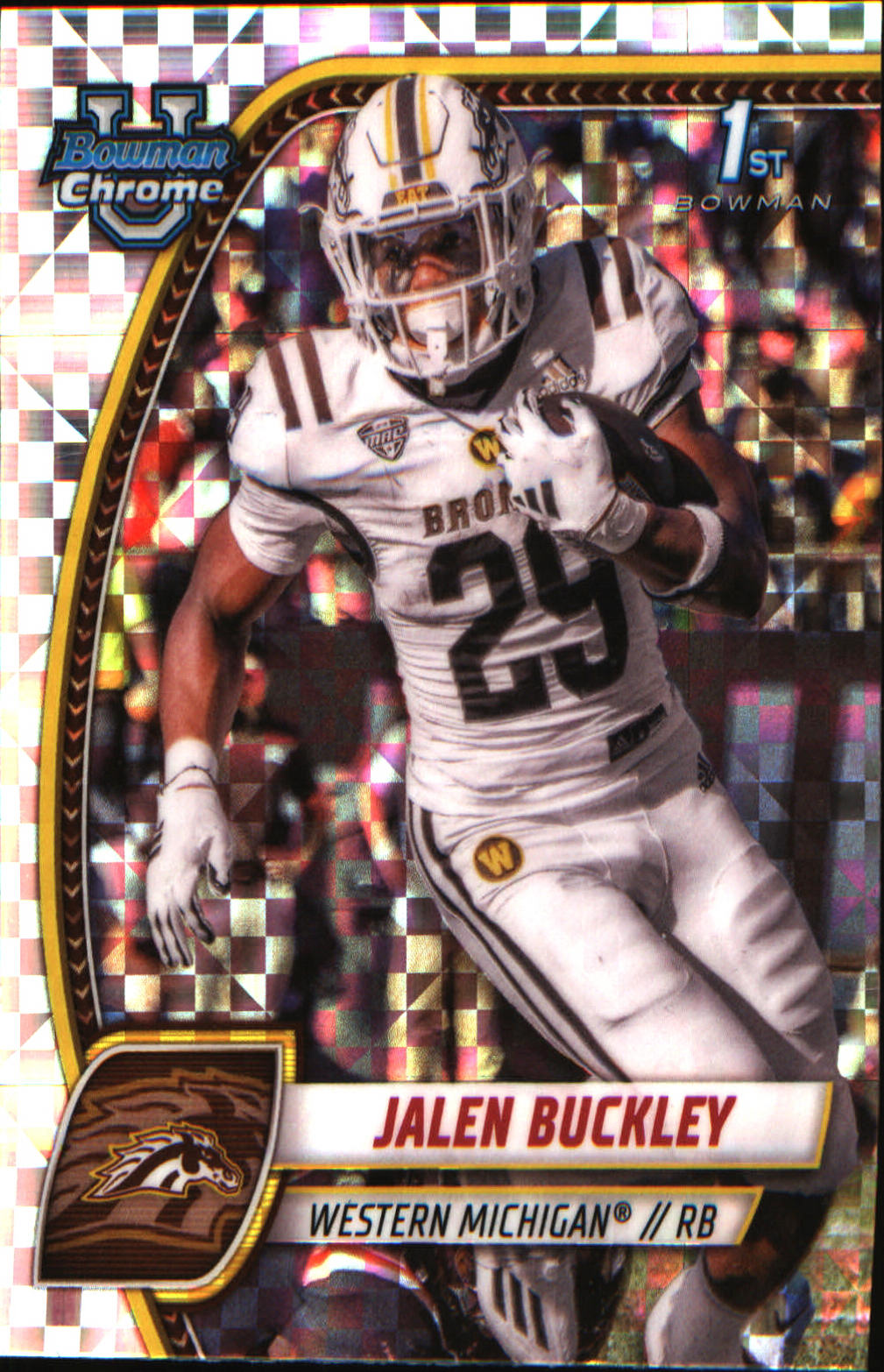 2024 Bowman University Chrome X-Fractor #86 Jalen Buckley - Veteran Sports Cards FL
