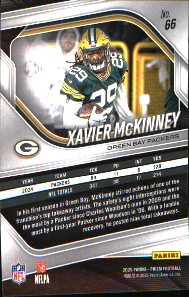 2025 Panini Prizm #66 Xavier McKinney - Veteran Sports Cards FL
