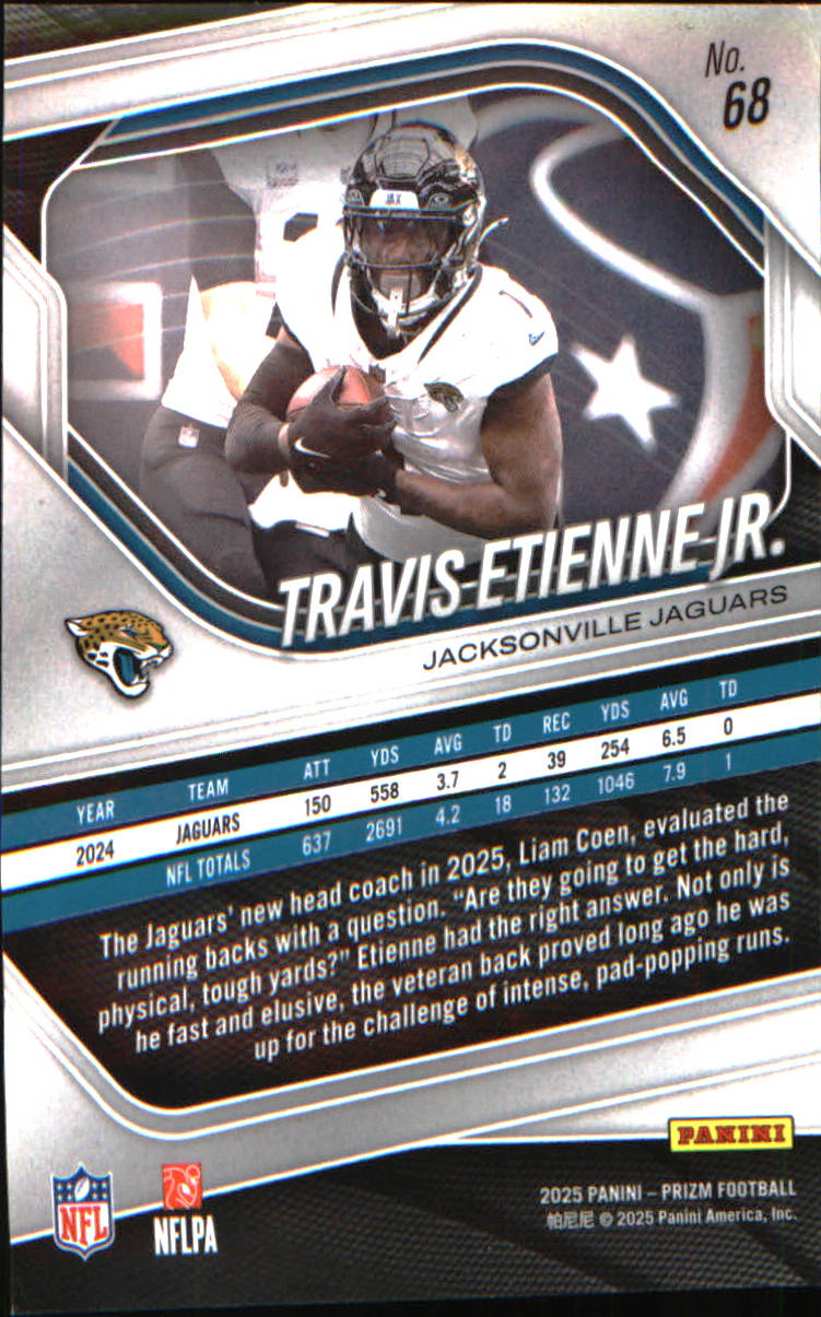 2025 Panini Prizm #68 Travis Etienne Jr. - Veteran Sports Cards FL