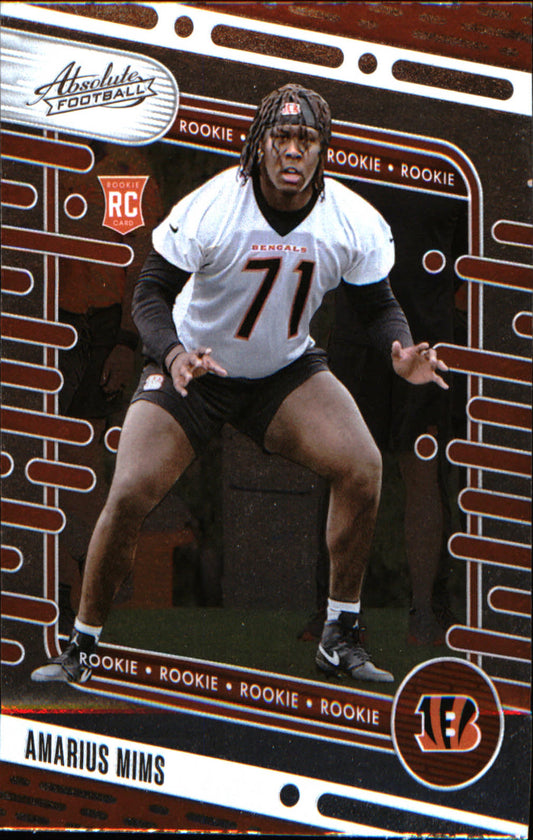 2024 Panini Absolute Retail #118 Amarius Mims Rookie Rookie - Veteran Sports Cards FL