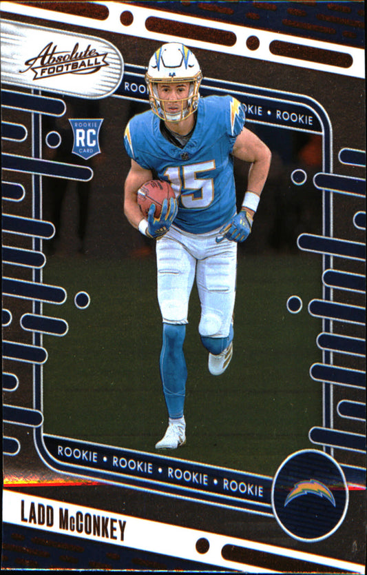 2024 Panini Absolute Yellow #134 Ladd McConkey - Veteran Sports Cards FL