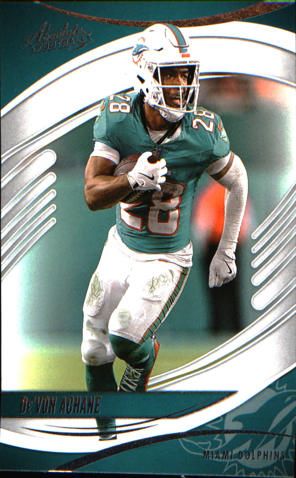 2025 Panini Absolute Retail #85 De'Von Achane - Veteran Sports Cards FL
