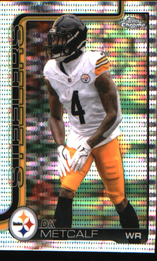 2025 Topps Chrome Pulsar Refractor #254 DK Metcalf - Veteran Sports Cards FL