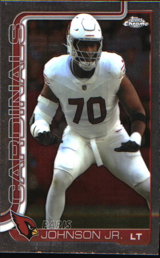 2025 Topps Chrome #3 Paris Johnson Jr. - Veteran Sports Cards FL