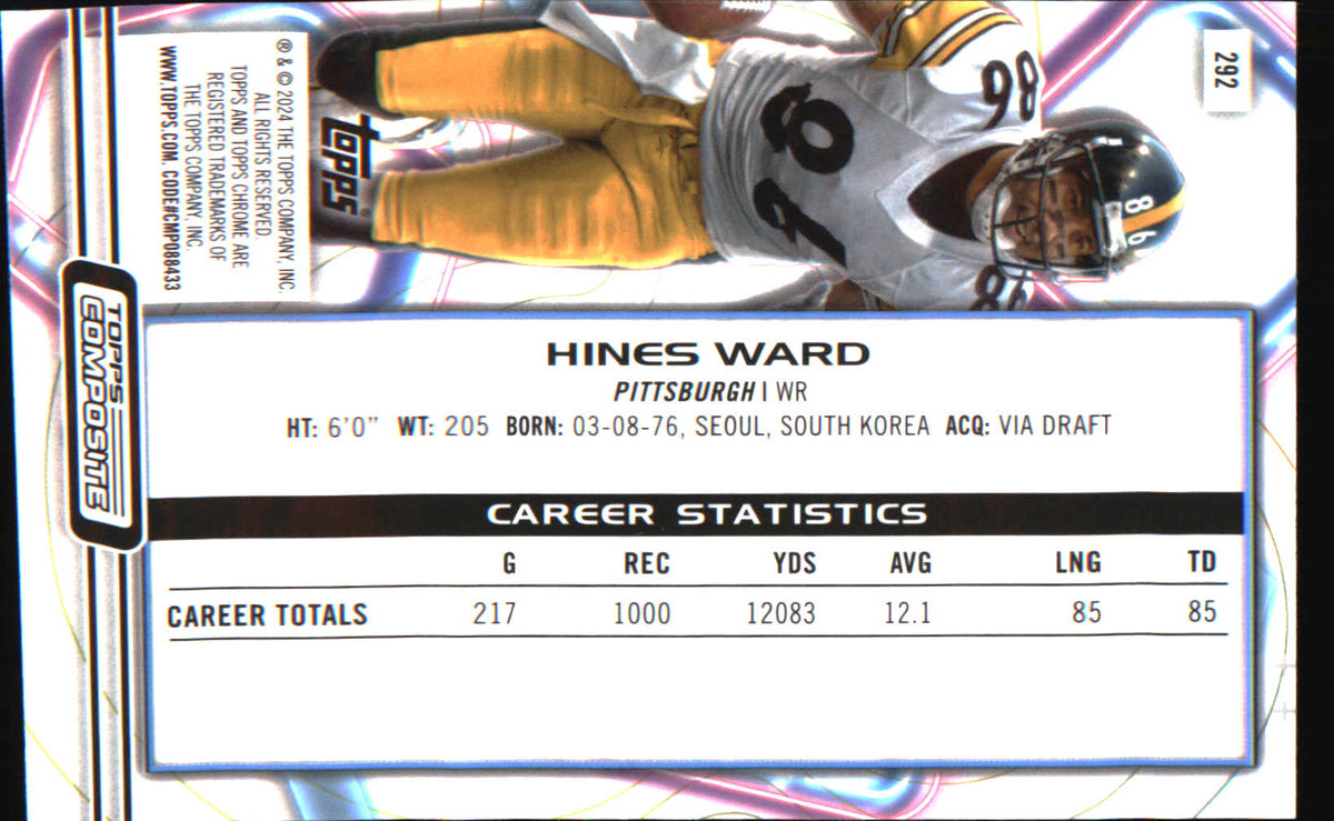2023 Topps Composite #292 Hines Ward - Veteran Sports Cards FL