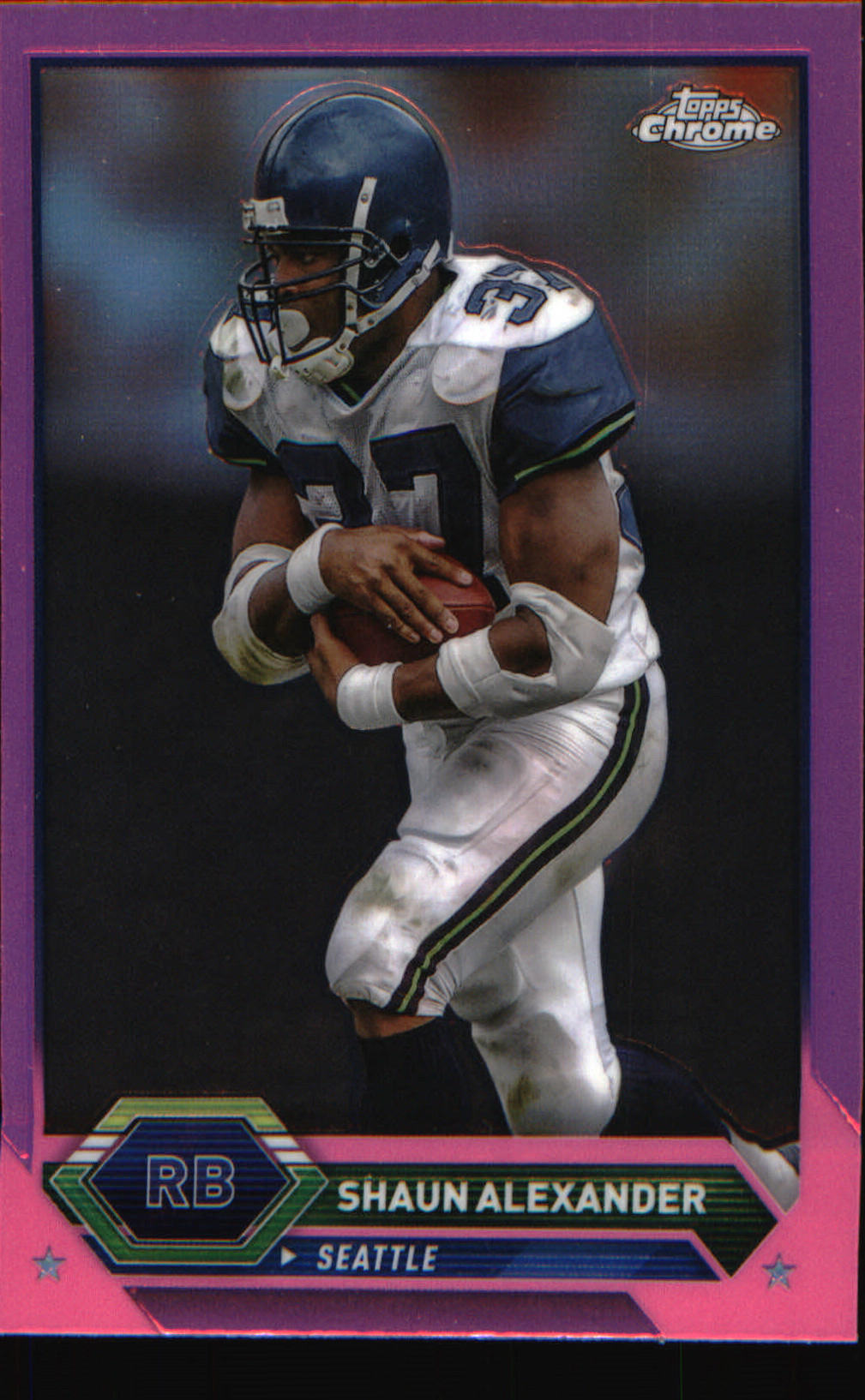 2023 Topps Composite Topps Chrome Pink Refractor #48 Shaun Alexander - Veteran Sports Cards FL
