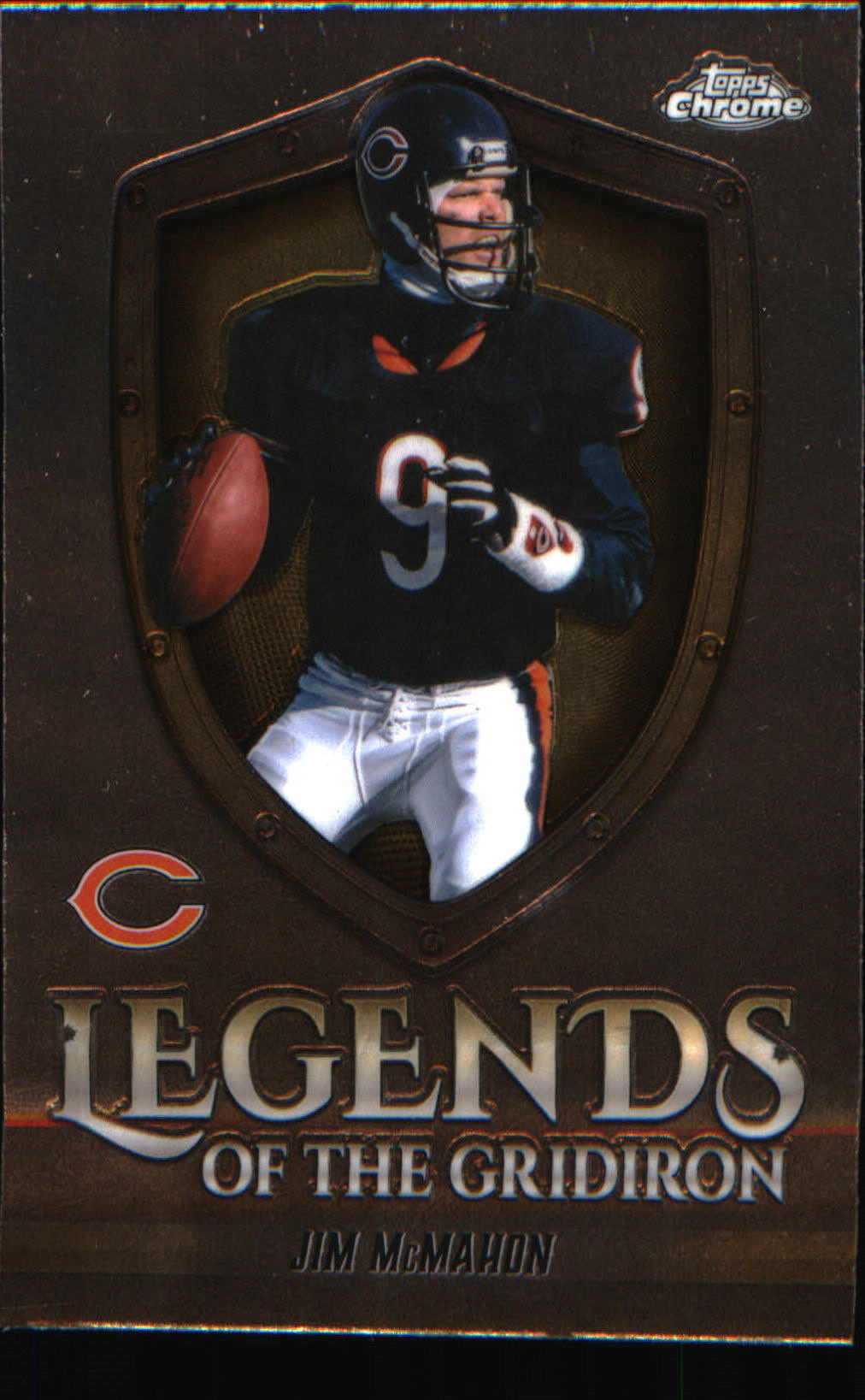 2025 Topps Chrome Legends of the Gridiron #LOG-5 Jim McMahon - Veteran Sports Cards FL