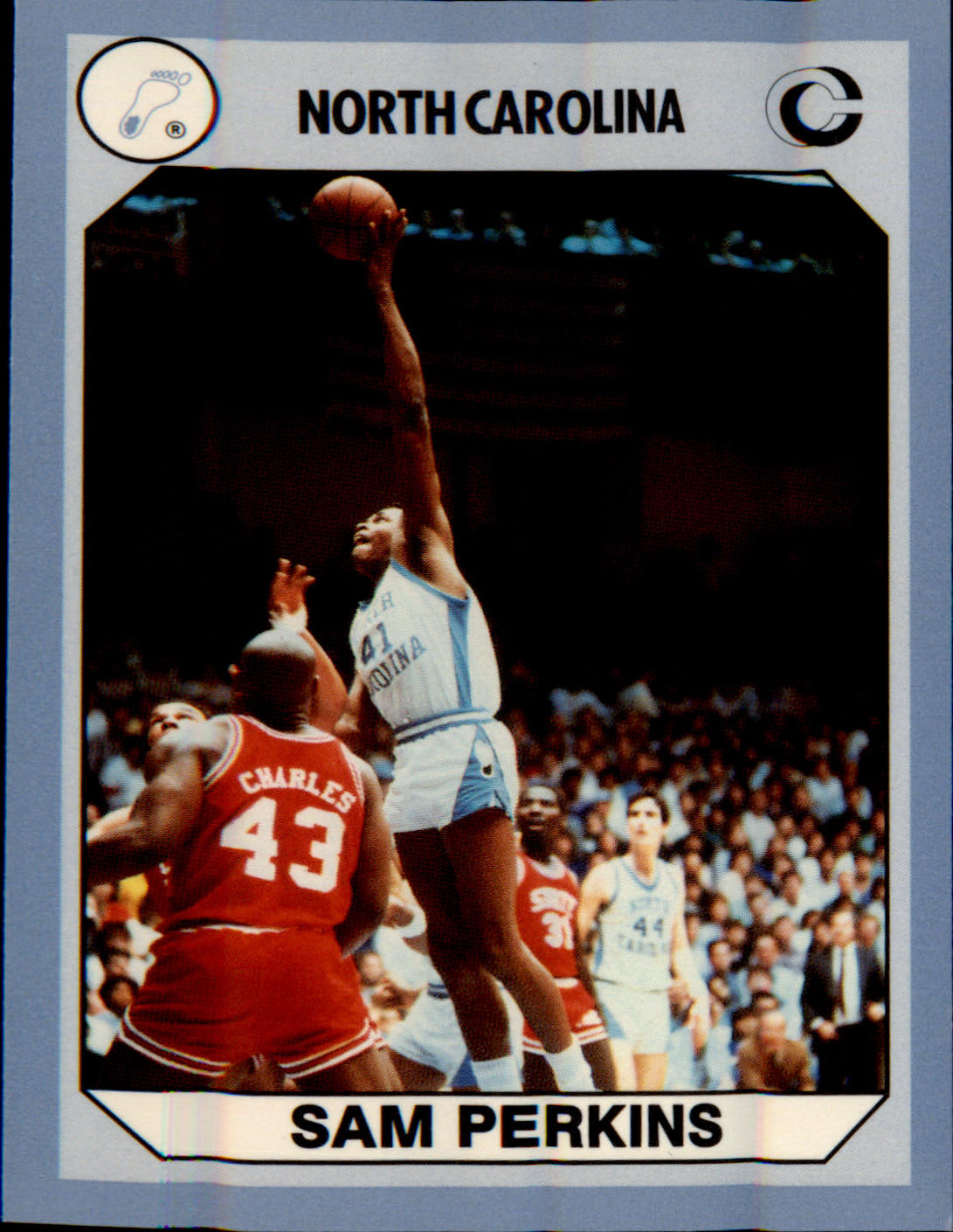 1990-91 Collegiate Collection North Carolina Tar Heels #54 Sam Perkins - Veteran Sports Cards FL