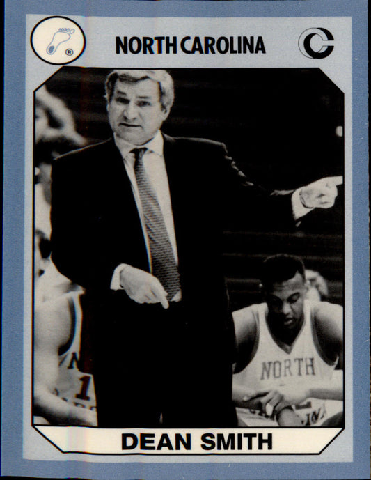 1990-91 Collegiate Collection North Carolina Tar Heels #173 Dean Smith - Veteran Sports Cards FL