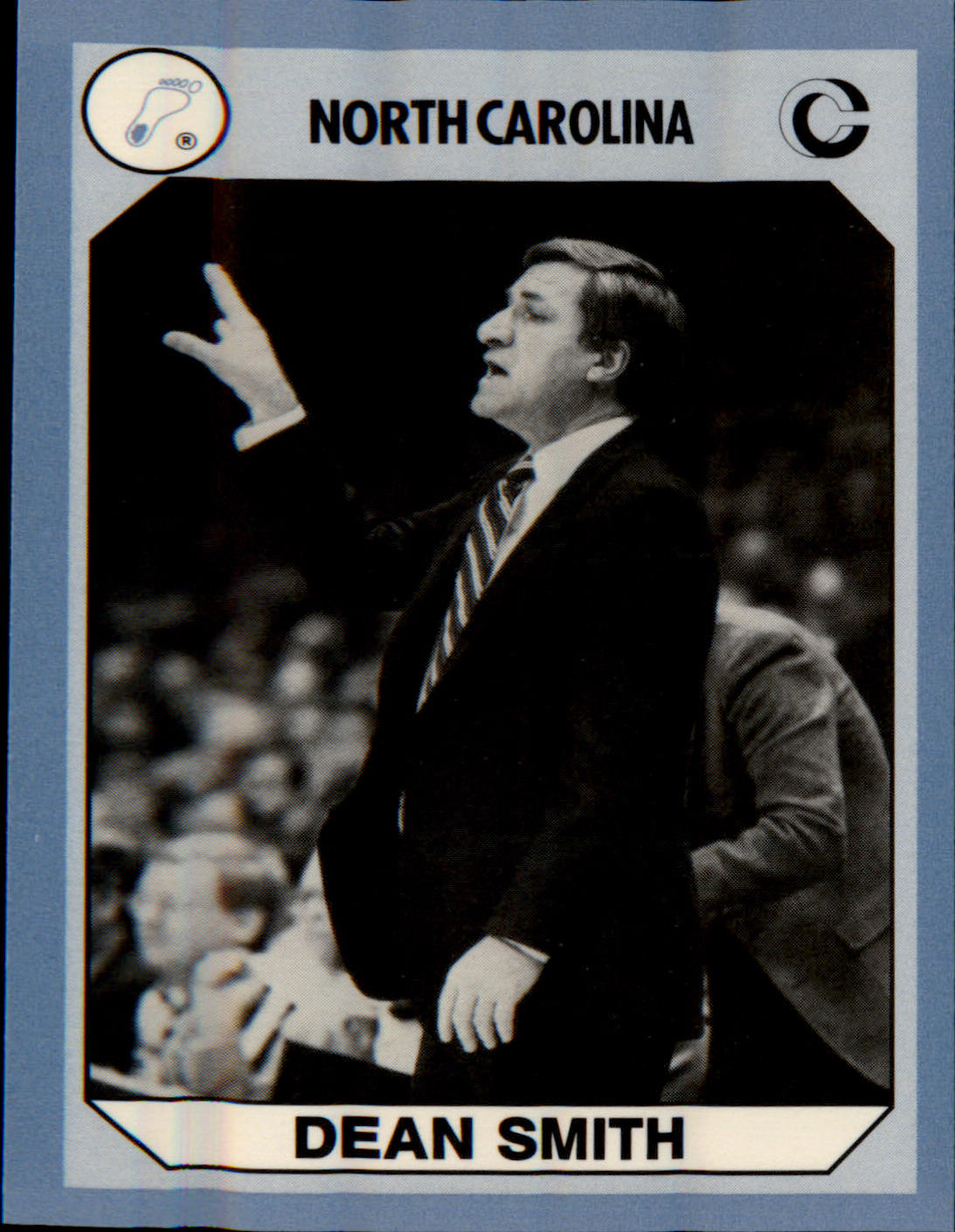1990-91 Collegiate Collection North Carolina Tar Heels #150 Dean Smith - Veteran Sports Cards FL