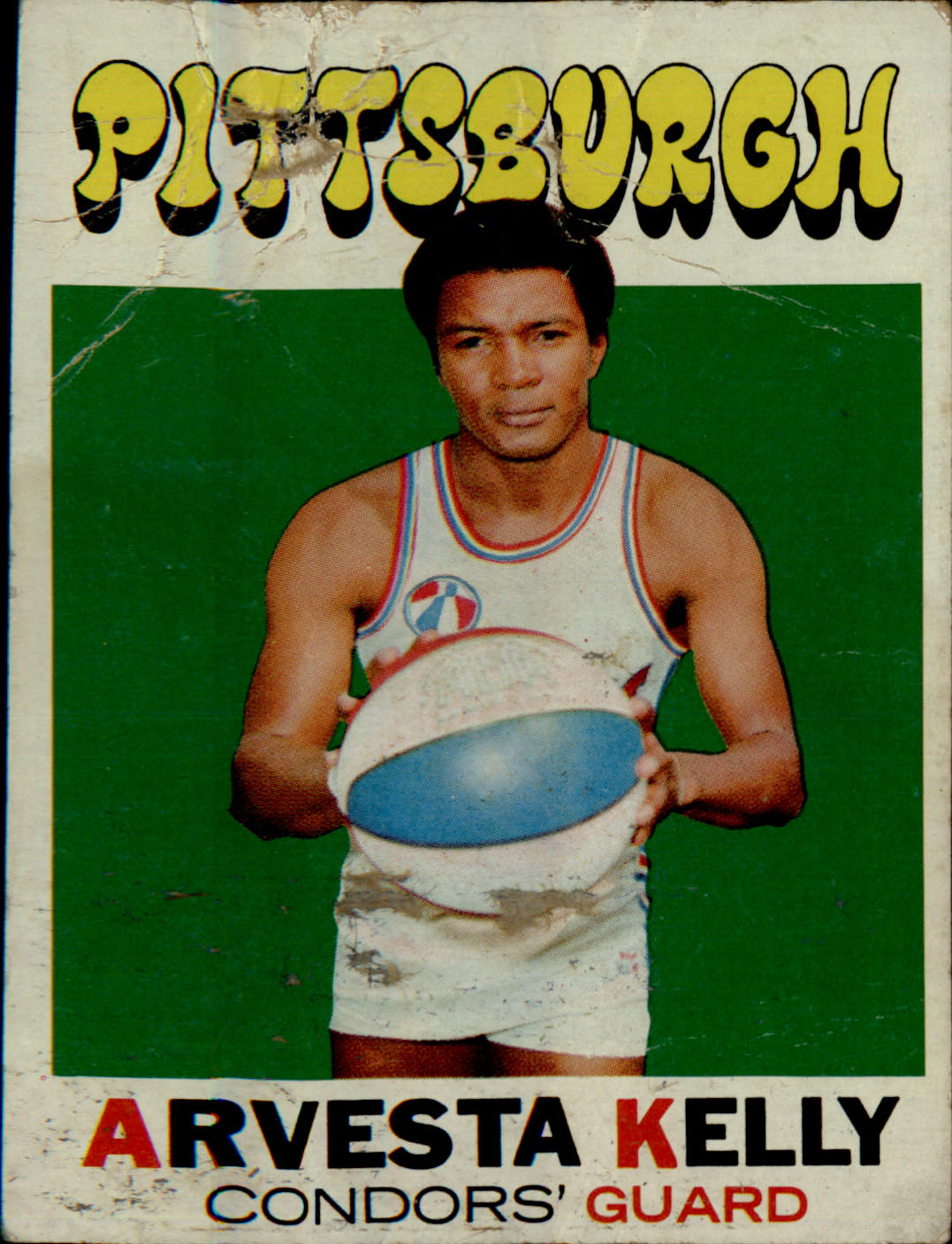 1971-72 Topps #228 Arvesta Kelly Rookie Rookie - Veteran Sports Cards FL