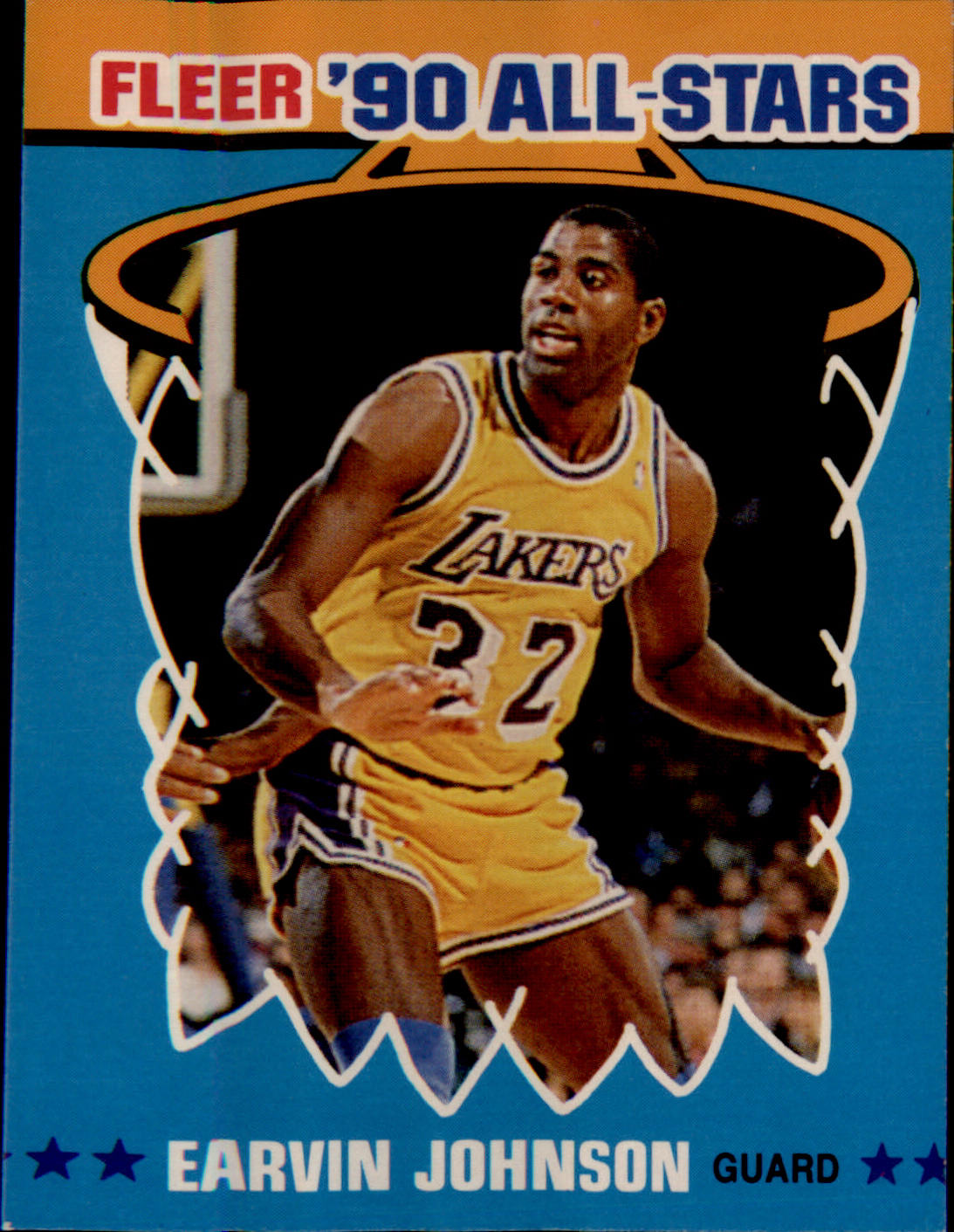 1990-91 Fleer All-Stars #4 Earvin Johnson - Veteran Sports Cards FL
