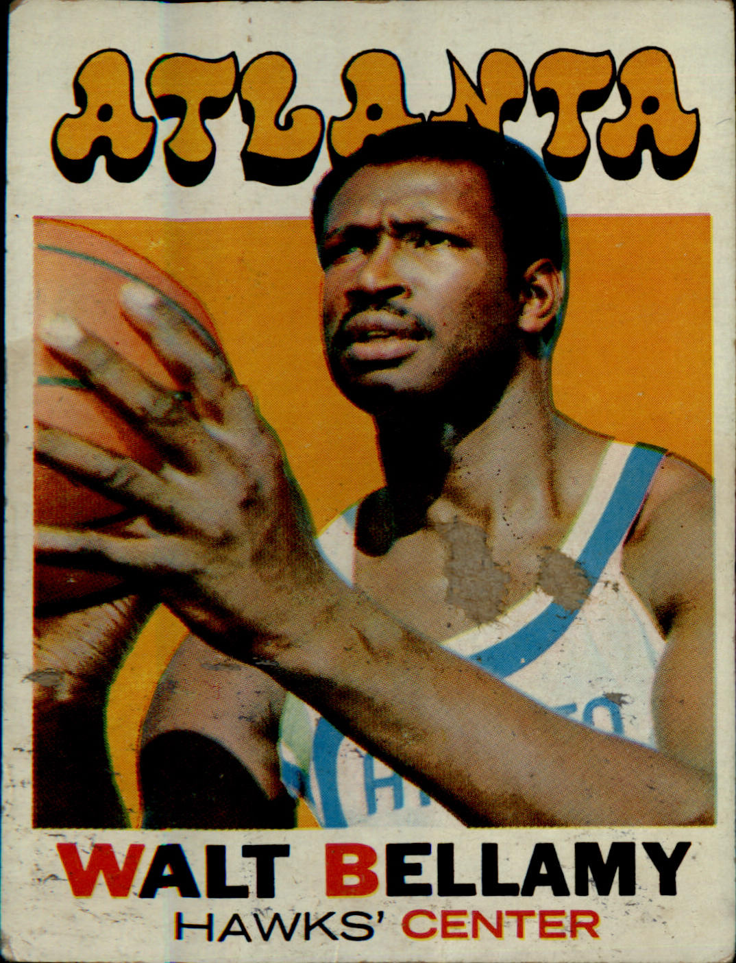 1971-72 Topps #116 Walt Bellamy - Veteran Sports Cards FL