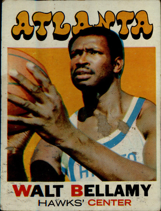 1971-72 Topps #116 Walt Bellamy - Veteran Sports Cards FL
