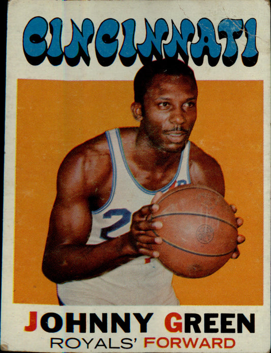 1971-72 Topps #86 Johnny Green - Veteran Sports Cards FL