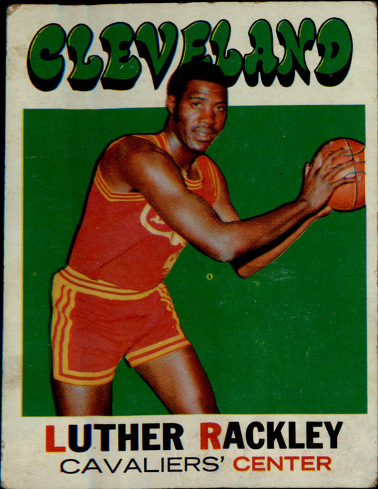 1971-72 Topps #88 Luther Rackley - Veteran Sports Cards FL