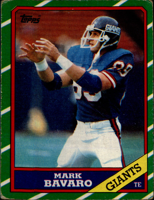 1986 Topps #144 Mark Bavaro Rookie Rookie - Veteran Sports Cards FL
