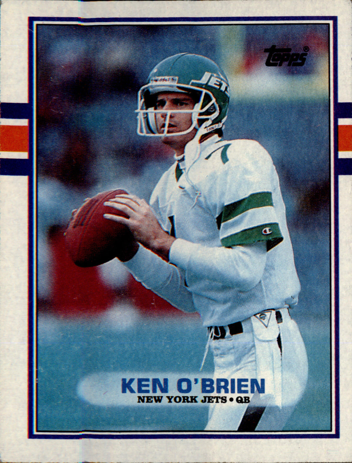 1989 Topps #228 Ken O'Brien - Veteran Sports Cards FL