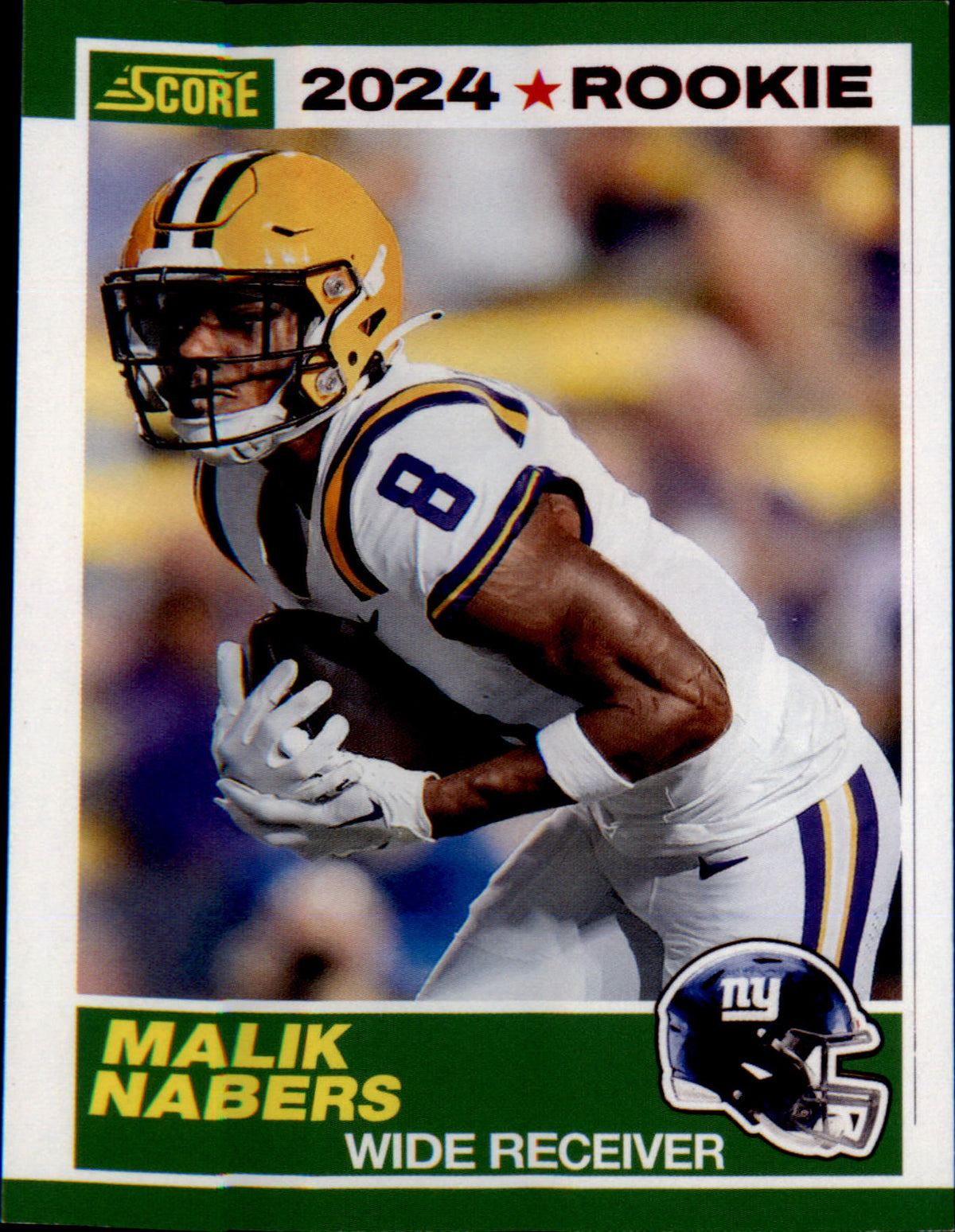 2024 Score 35th Anniversary Rookies #5 Malik Nabers - Veteran Sports Cards FL