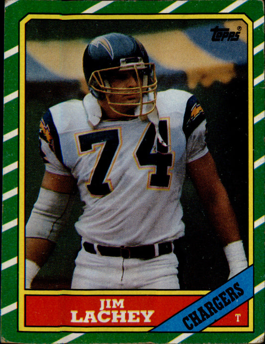 1986 Topps #238 Jim Lachey Rookie Rookie - Veteran Sports Cards FL