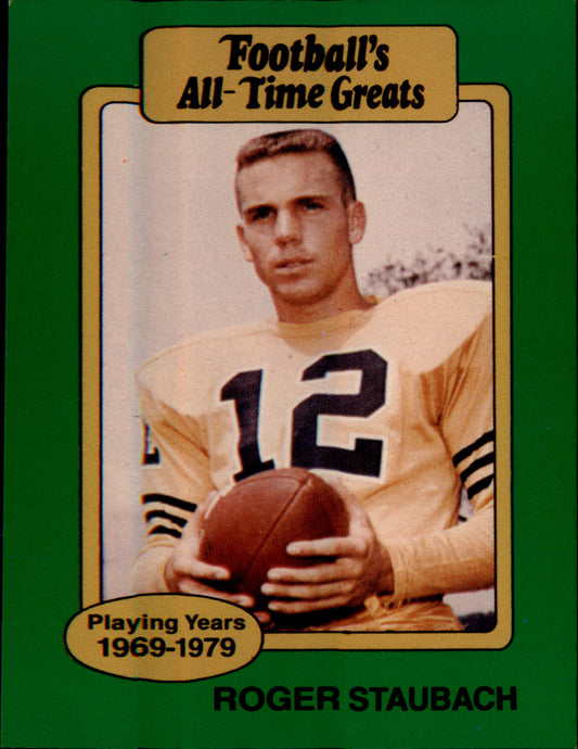1987 Hygrade football's All-Time Greats #NNO Roger Staubach - Veteran Sports Cards FL
